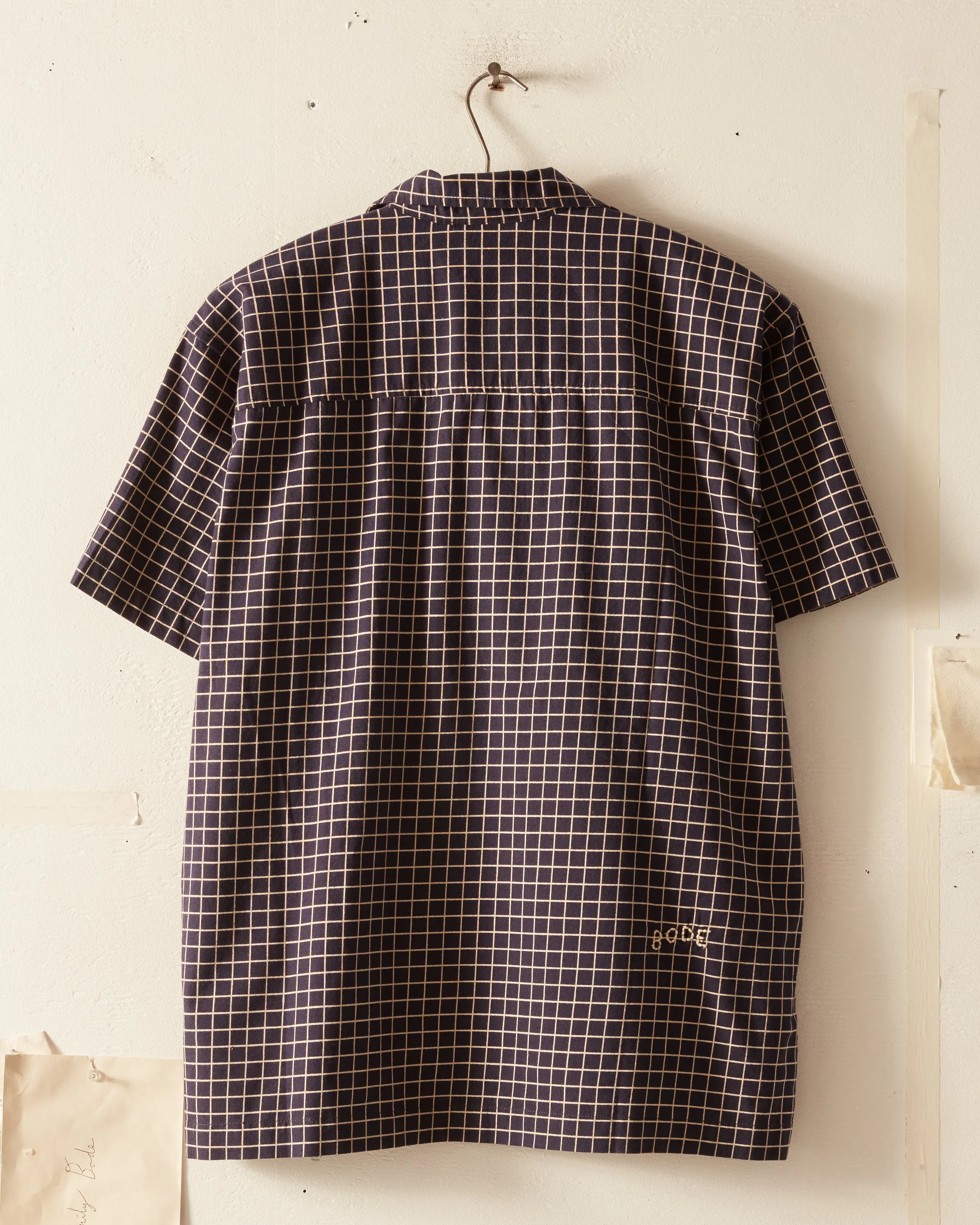 Midnight Grid Short Sleeve Shirt