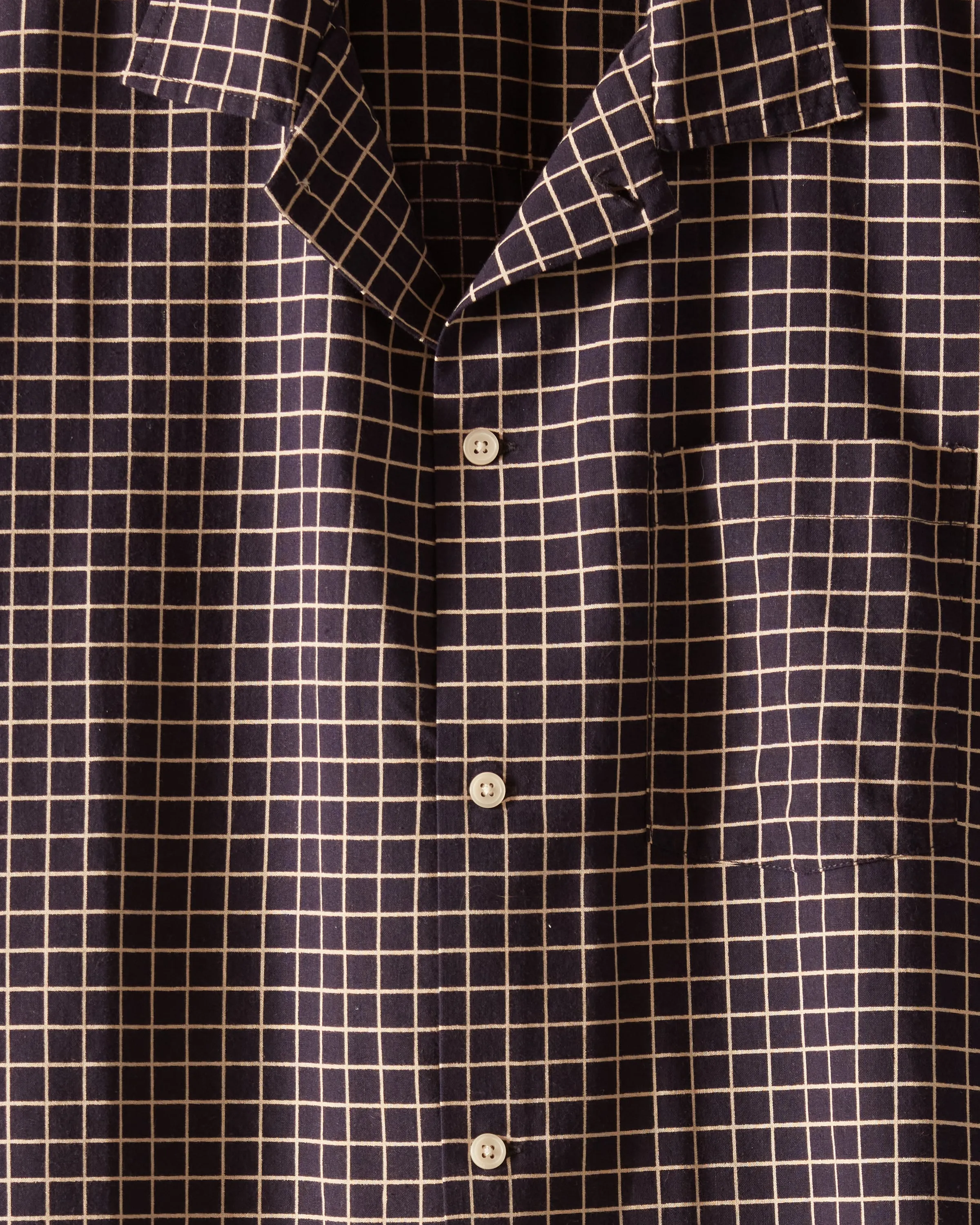 Midnight Grid Short Sleeve Shirt