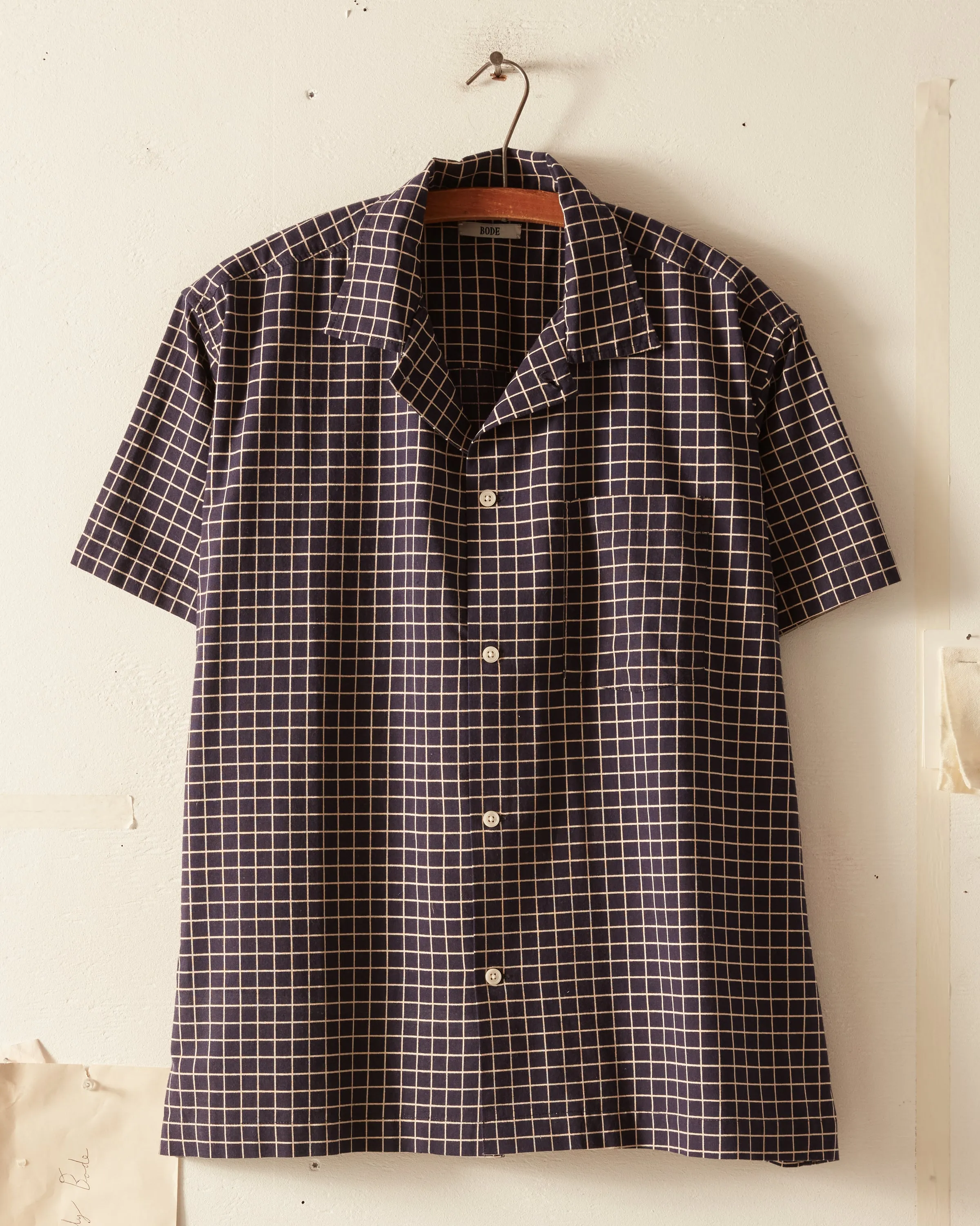 Midnight Grid Short Sleeve Shirt