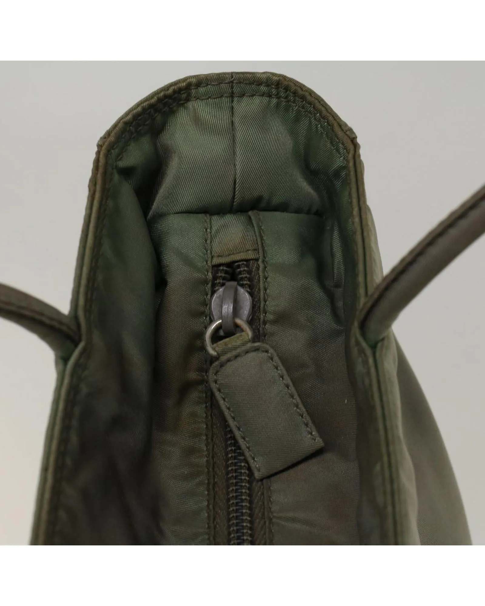Nylon Gray Hand Bag - Authentic Prada