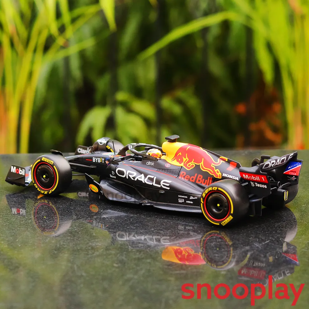 Original Licensed Oracle Red Bull Racing Winner Abu Dhabi Grand Prix (2022) Diecast Car - Max Verstappen | Scale 1:24 (COD Not Applicable)