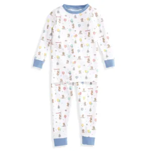Printed Pima Jammies -- Birthday Bear