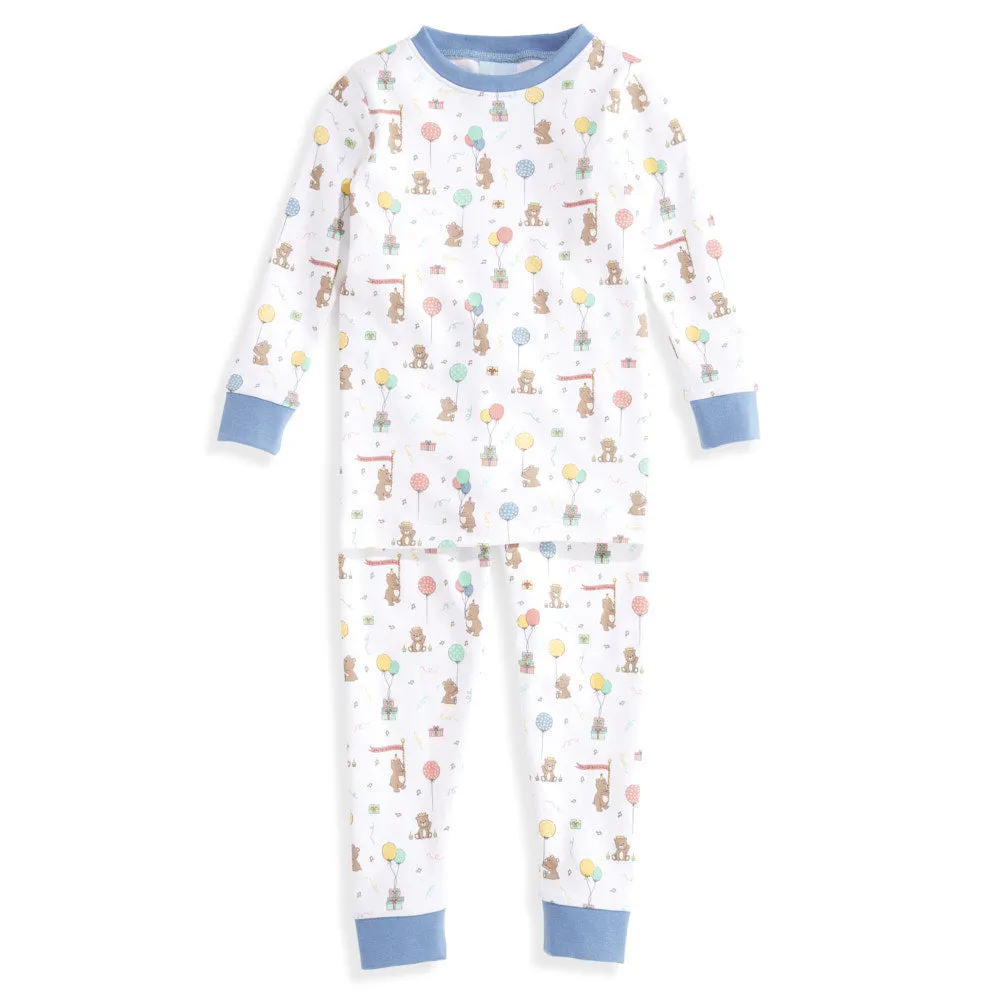 Printed Pima Jammies -- Birthday Bear