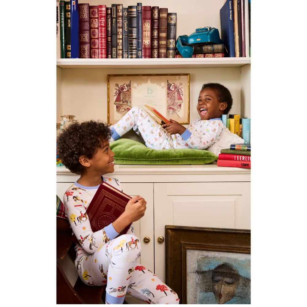 Printed Pima Jammies -- Birthday Bear