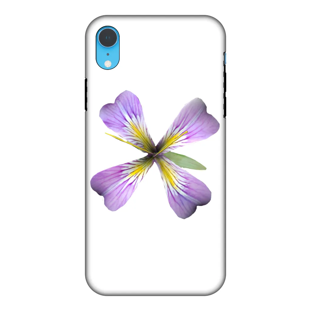 PurpleFlower3 Fully Printed Tough Phone Case