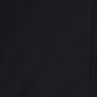 "A Solid Color" BEST SELLING Womens Board (Swim) Capris - NON Elastic Waist    Regular Rise   23" Inseam (Black Black Stitching)