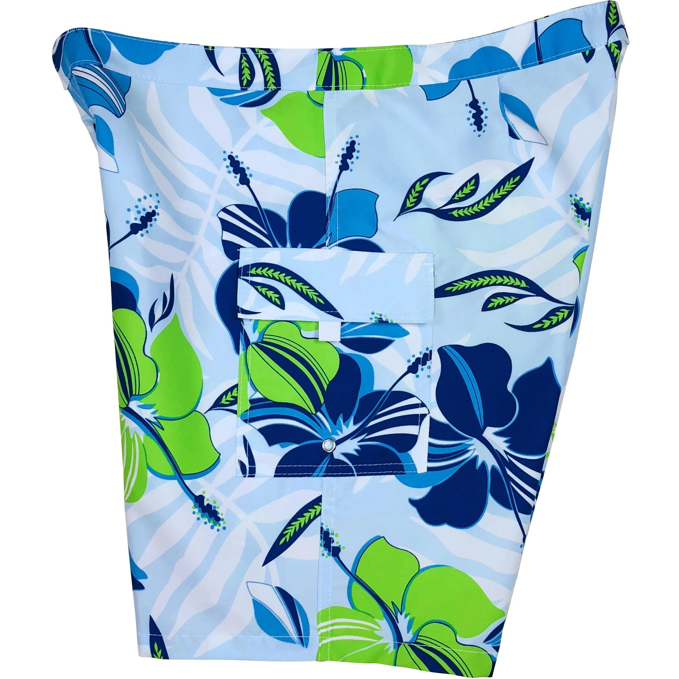 "Gypsy Soul" (Blue) Womens Board/Swim Shorts - 11"