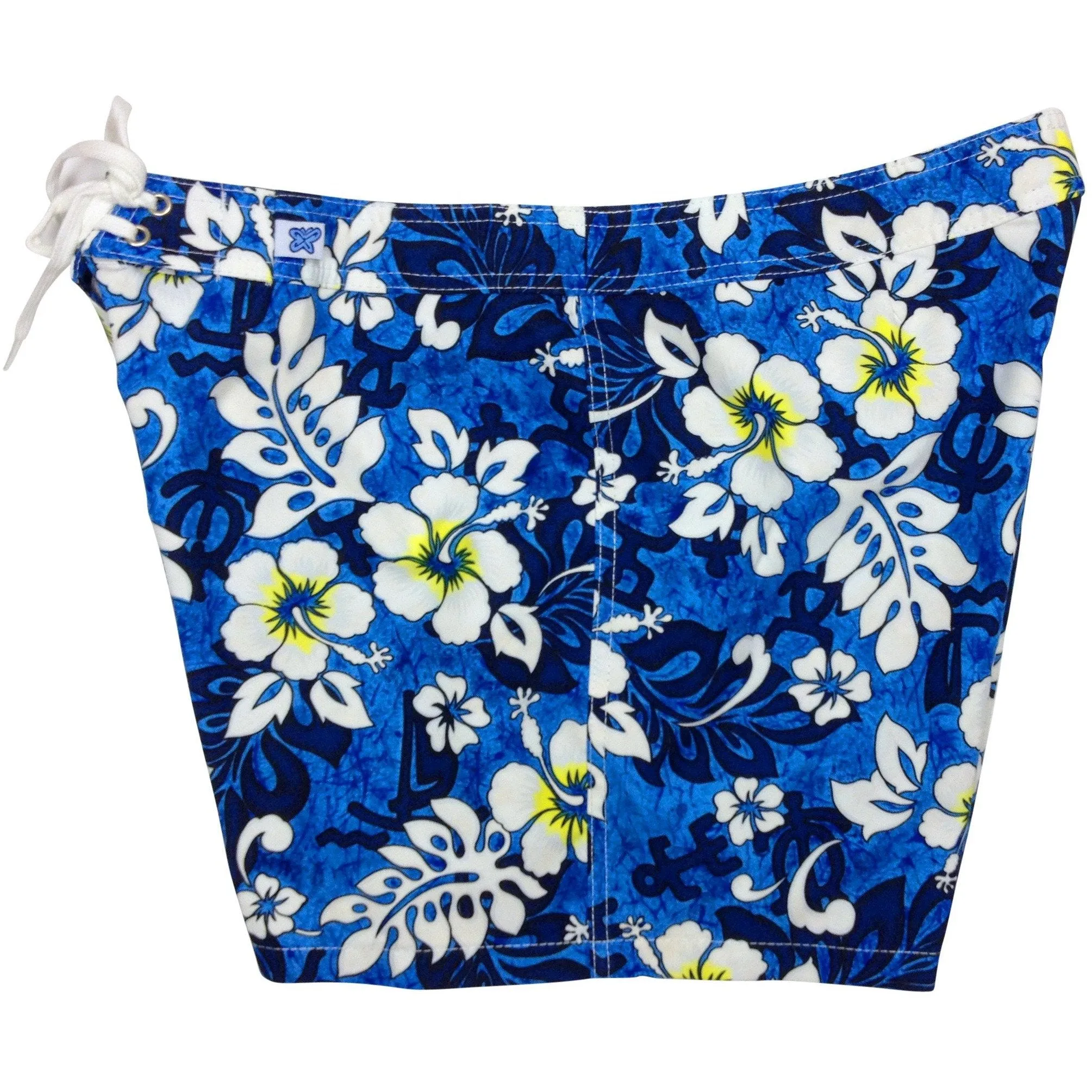 "Safari" Board Shorts - Regular Rise / 5" Inseam (Blue)