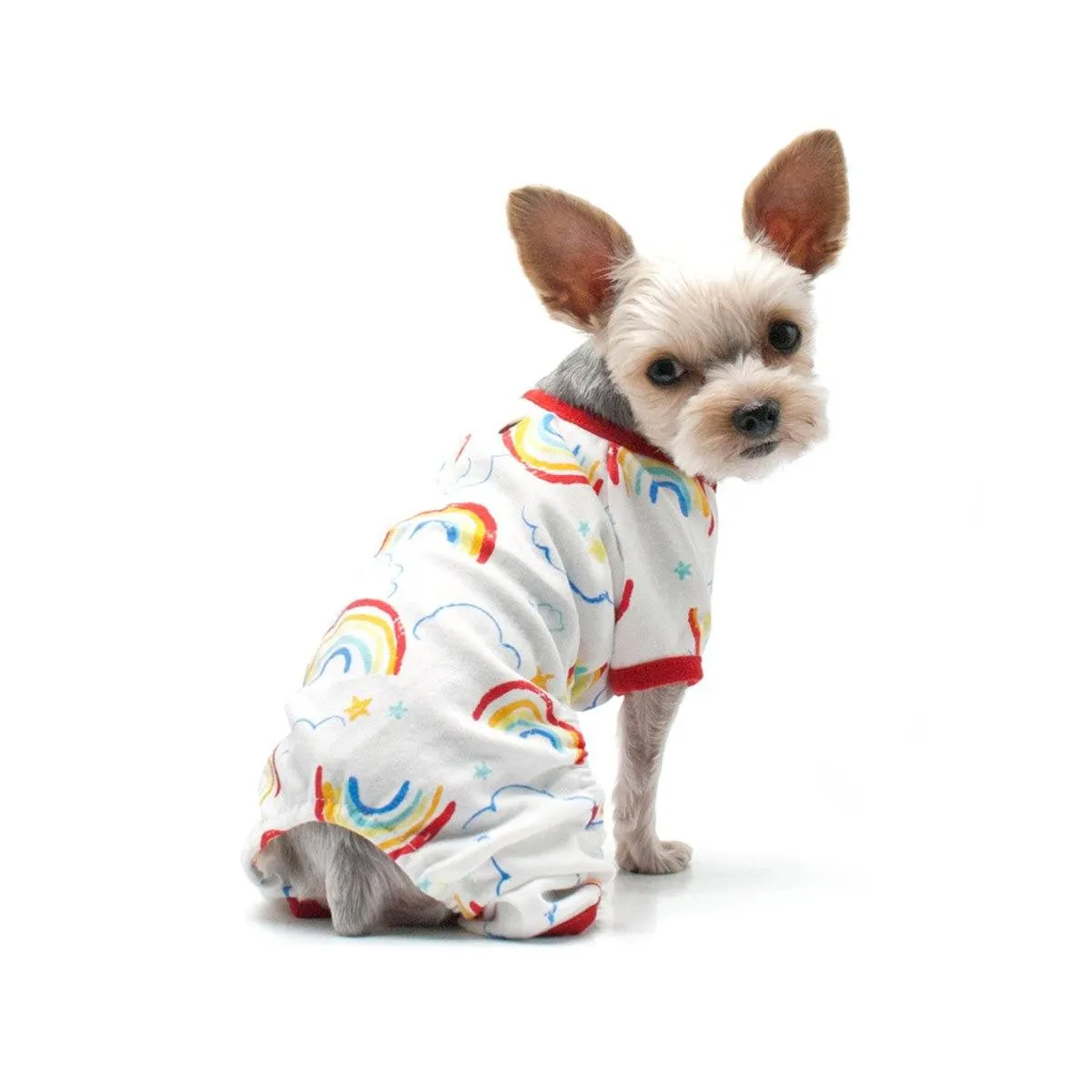 Rainbow Star Dog Pajamas