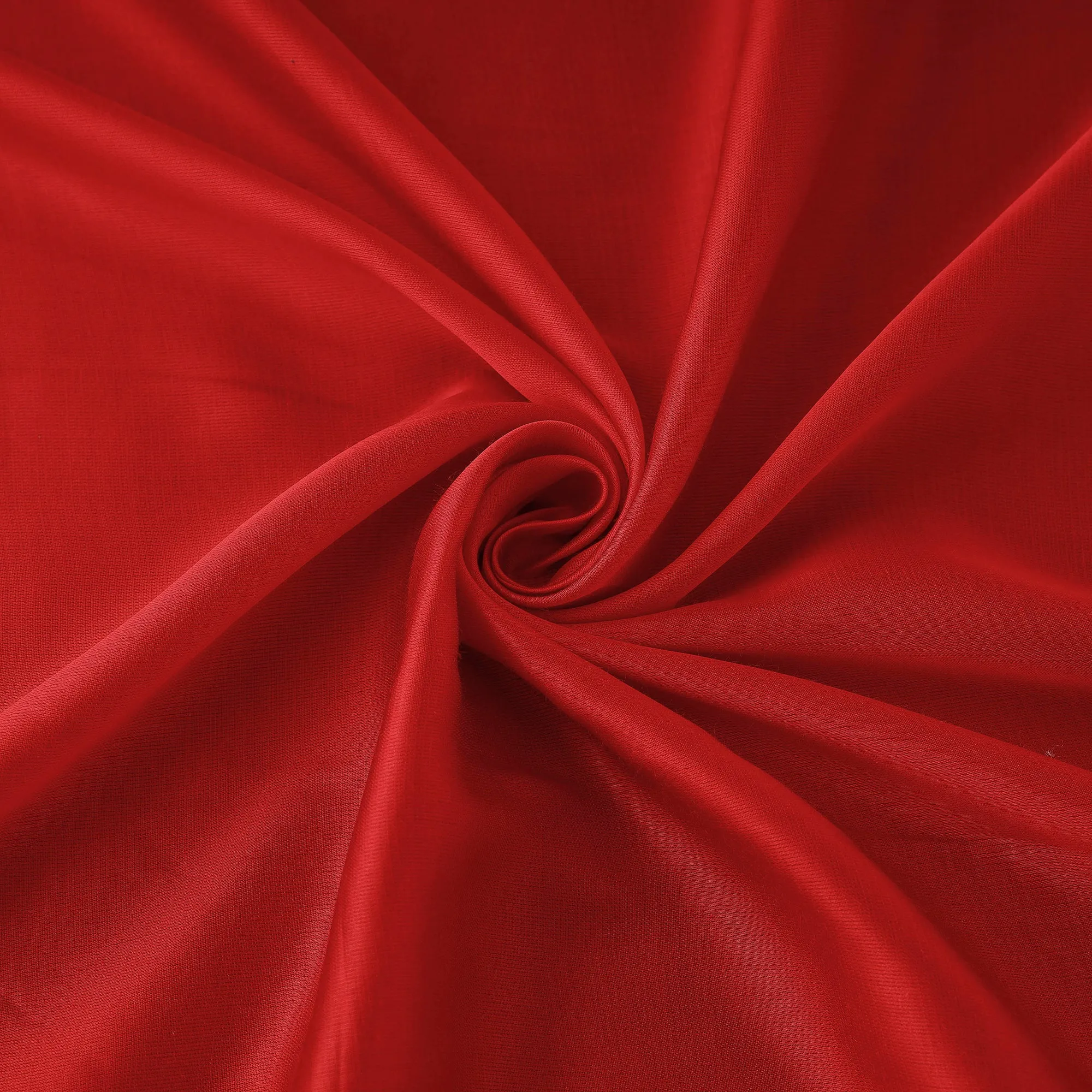 Red - Pure Modal Silk Plain Fabric 12