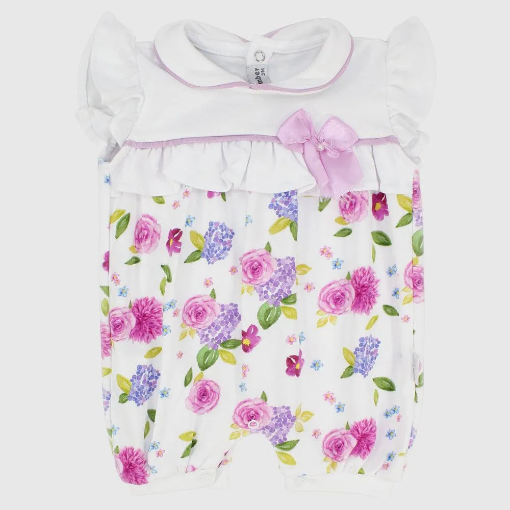 Red Roses Sleeveless Romper