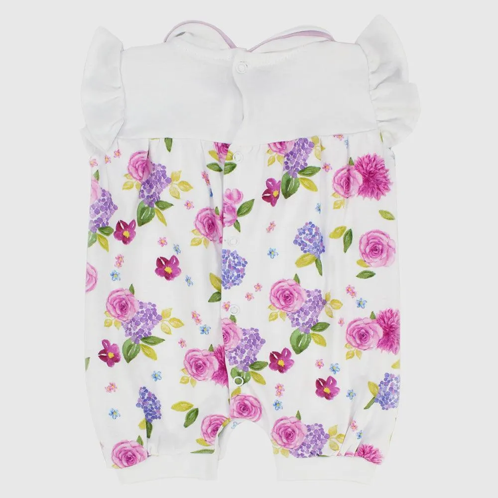 Red Roses Sleeveless Romper