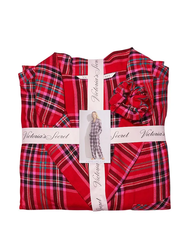Red Tartan Plaid Pajama Set