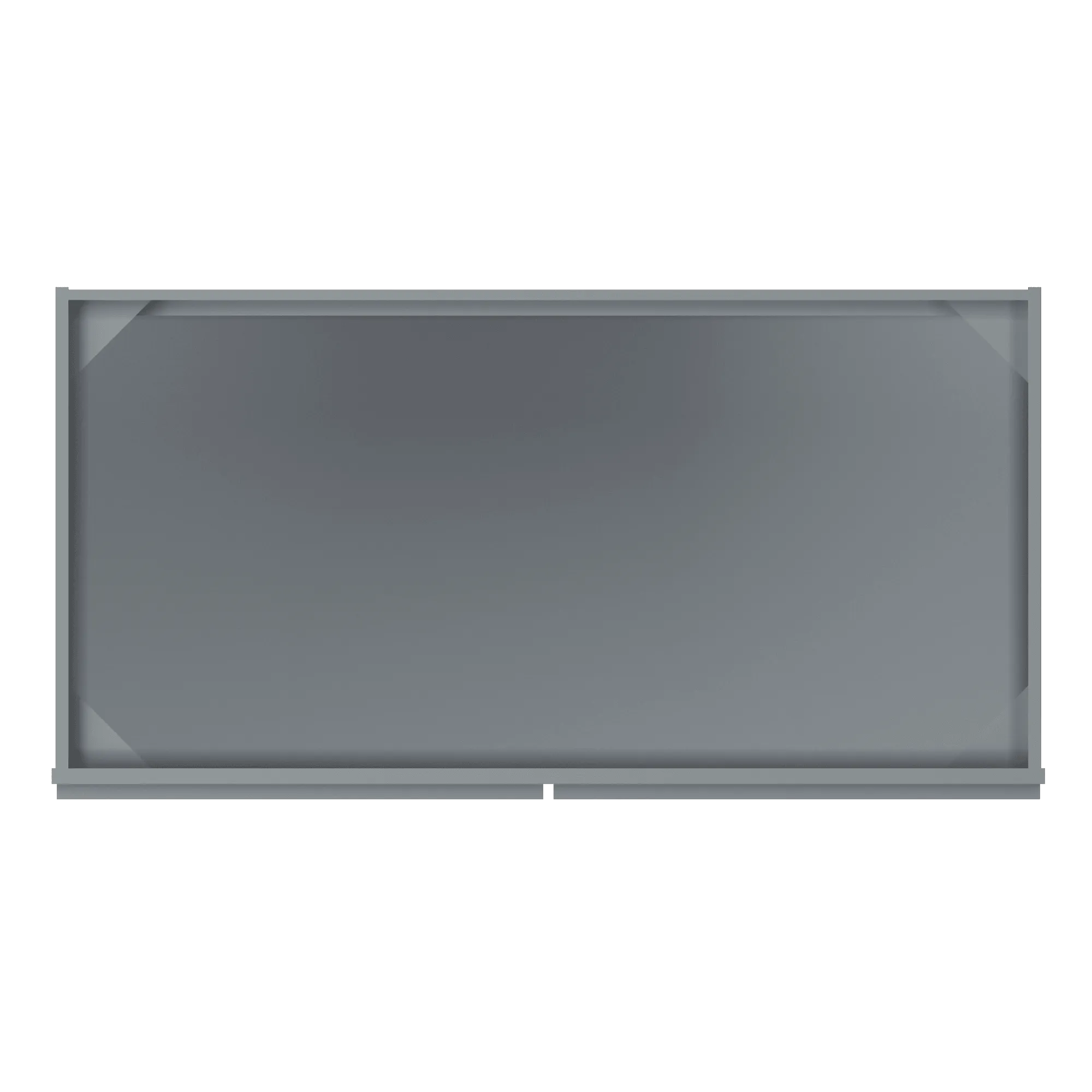 Sink Base Kitchen Cabinet SB48 Colonial Gray LessCare 48 in. width 34.5 in. height 24 in. depth
