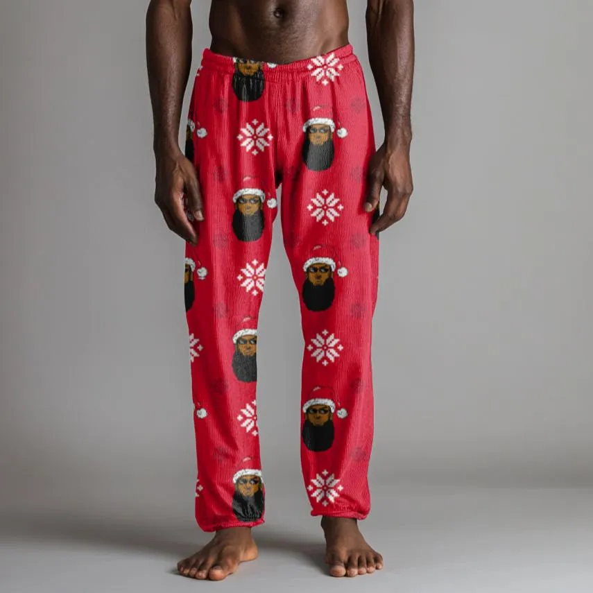 Soul Santa Men's Coral Fleece Pajama Pants