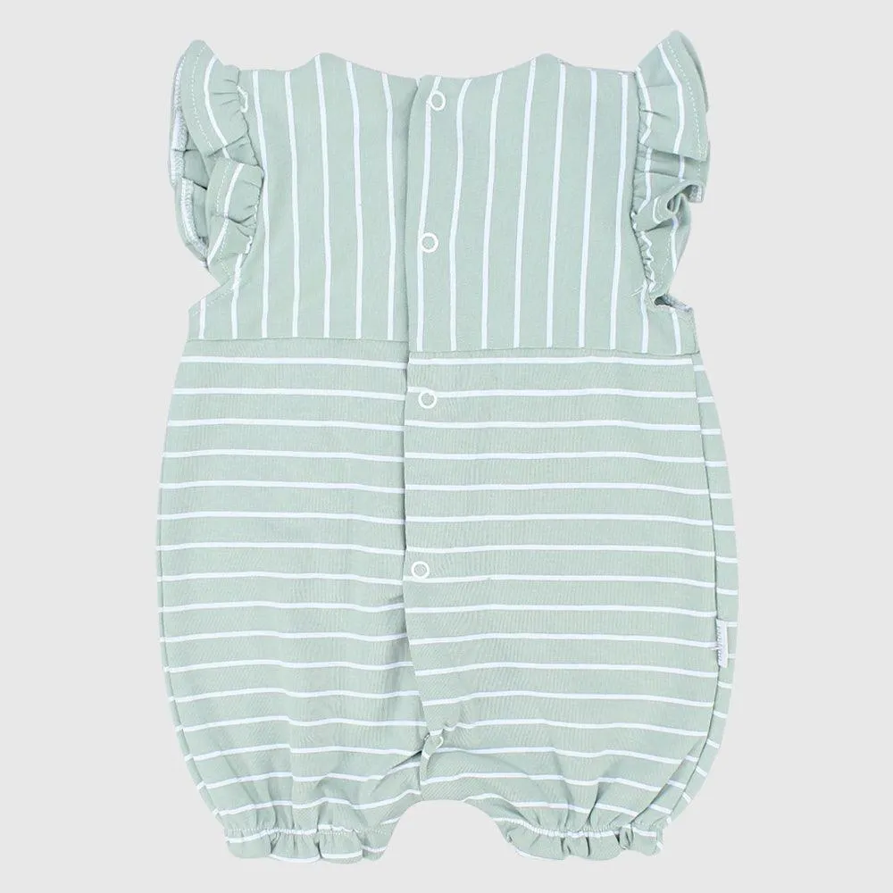 Striped Sleeveless Romper