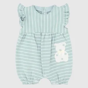 Striped Sleeveless Romper