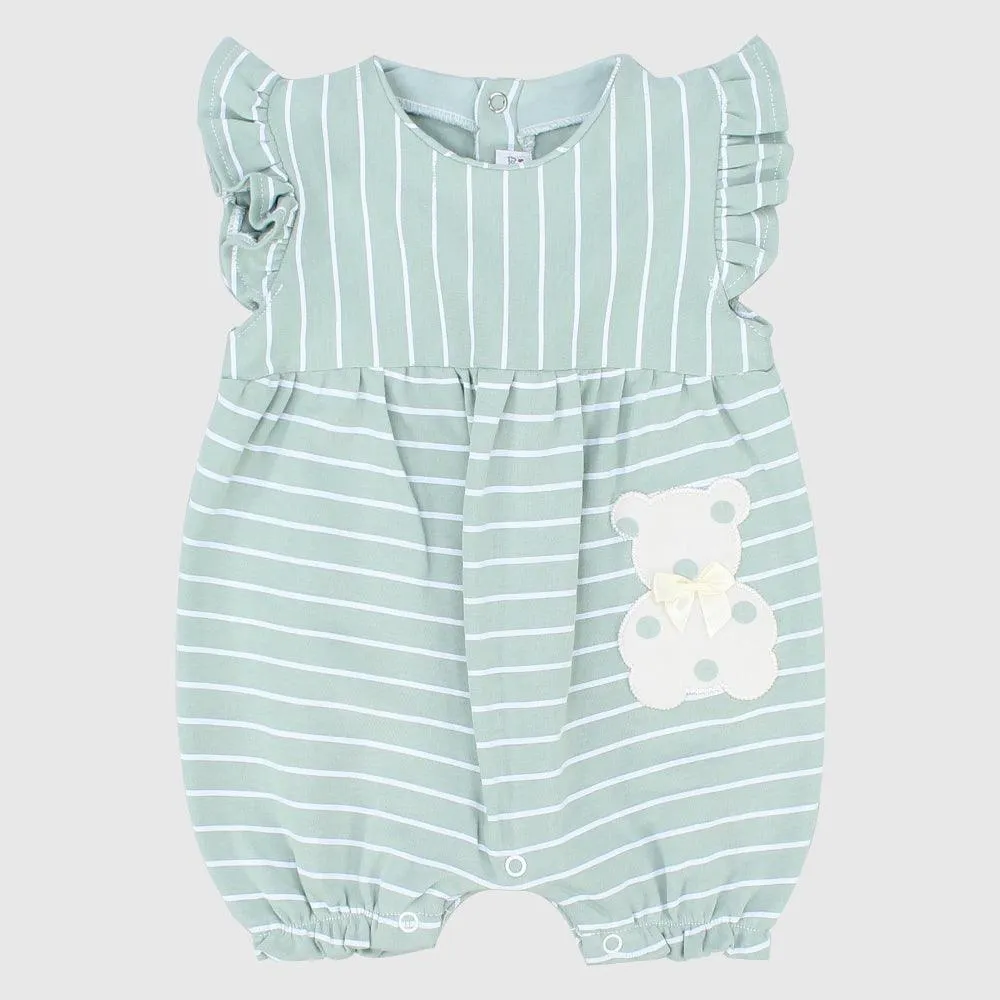 Striped Sleeveless Romper