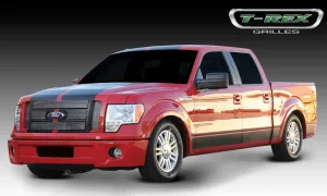 T-REX Billet Series, 6 Piece Overlay Grilles - Polished - 2009-2012 F150