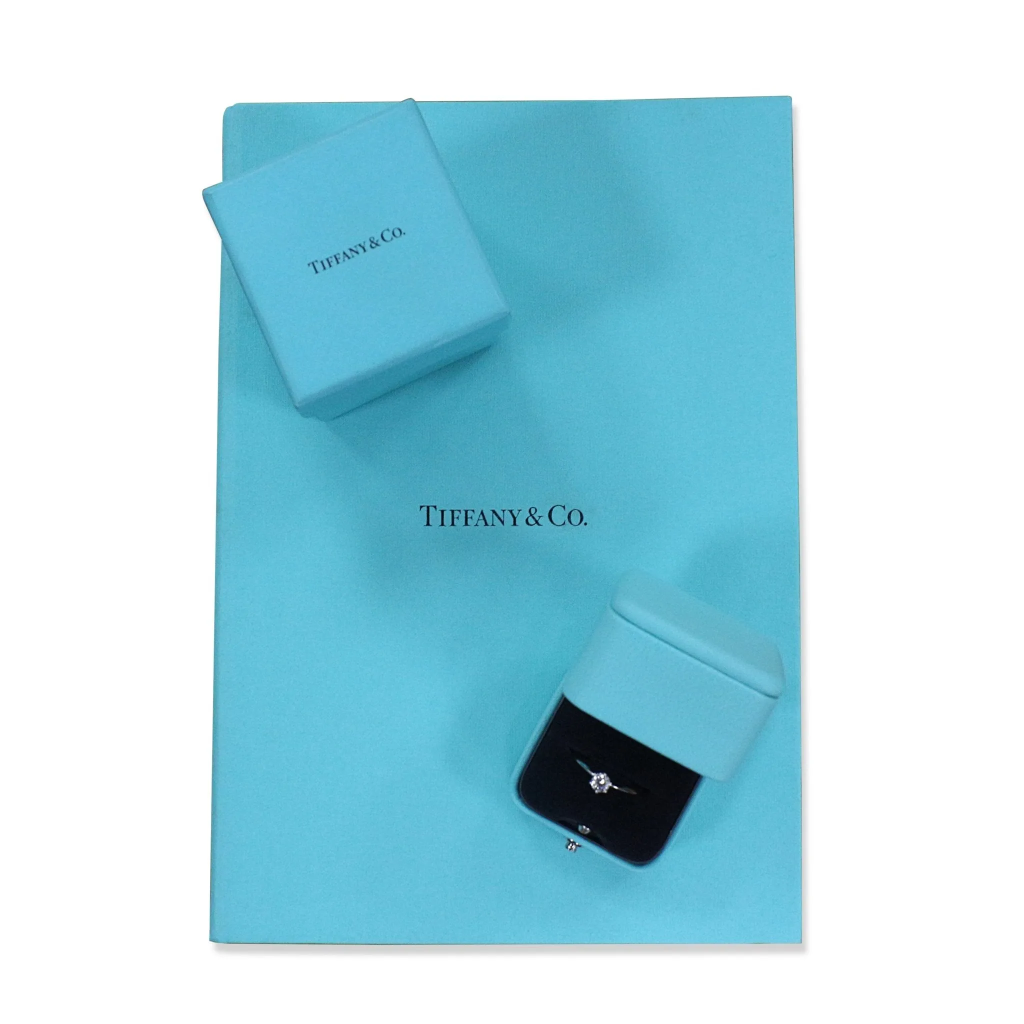 Tiffany & Co. Solitaire 0.45ct Diamond Ring - Platinum