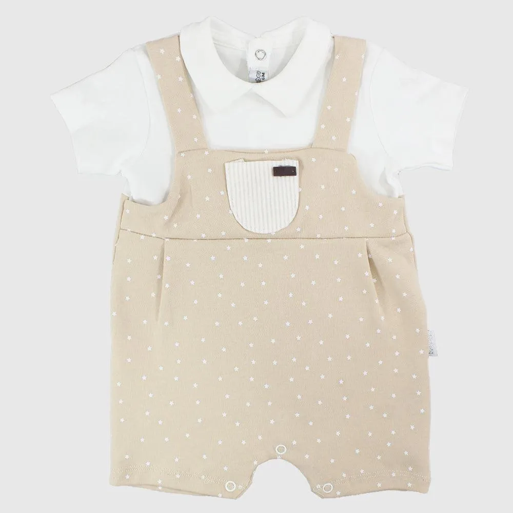 Tiny Stars Short-Sleeved Romper