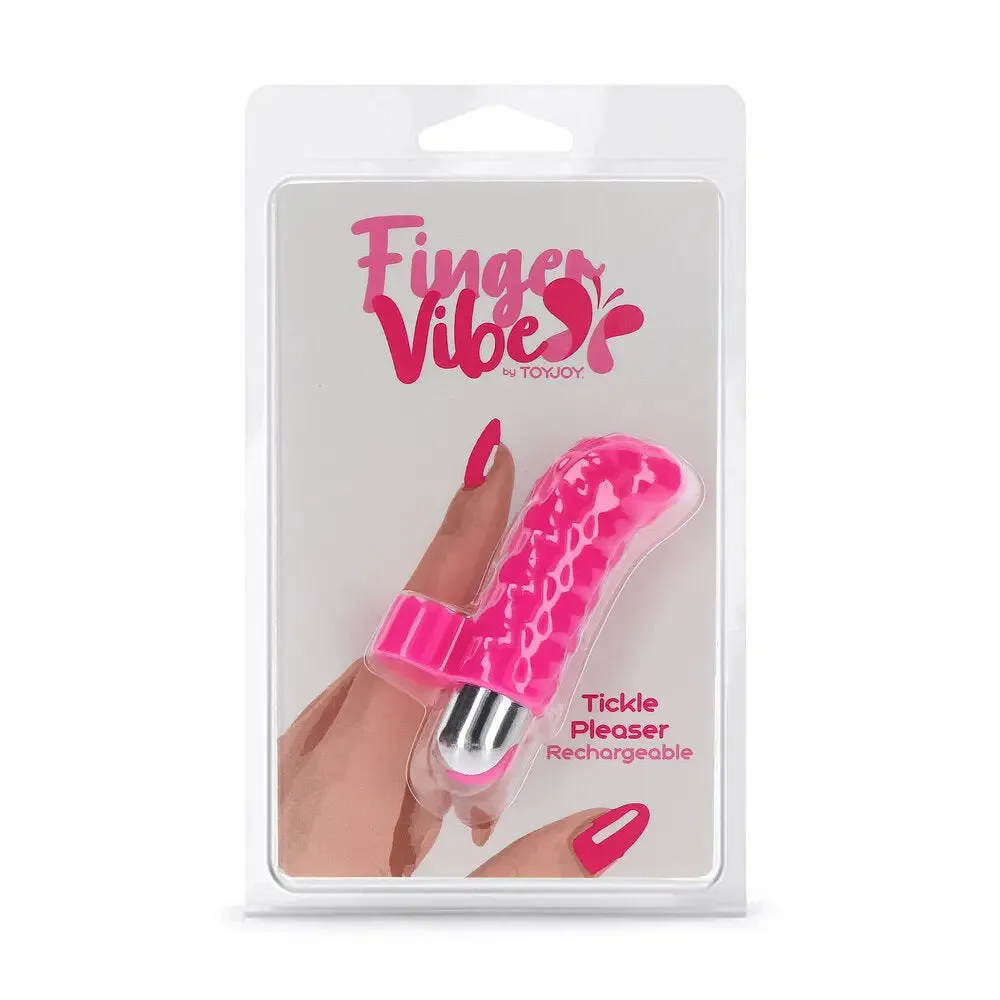 Toyjoy Silicone Pink Rechargeable Mini Finger Vibrator