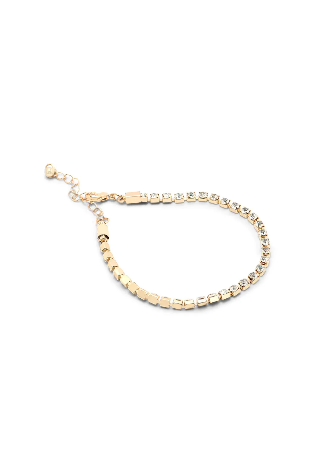 Women Chain golden Bracelet Set (Pack Of 2)