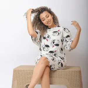 Women (Nightwear) - Pinocchio - White