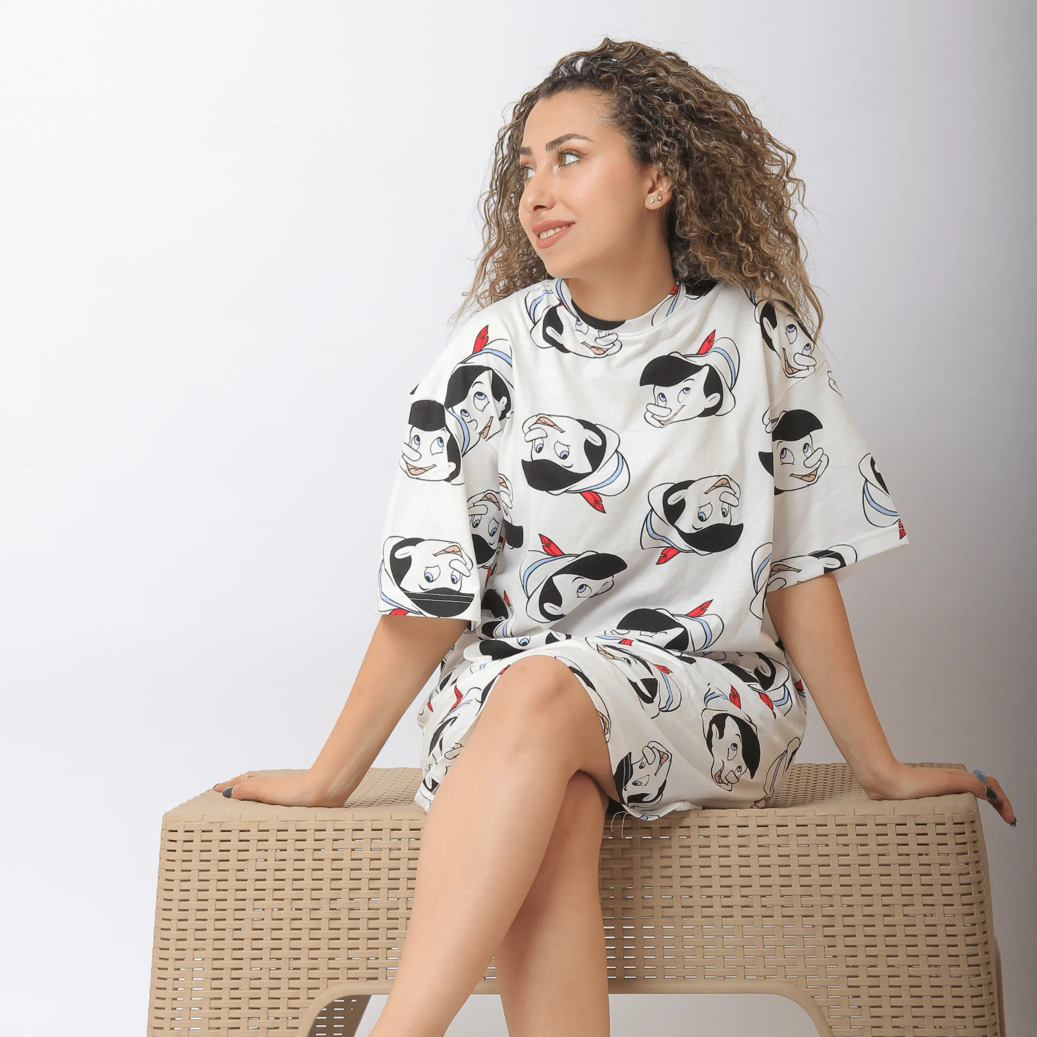 Women (Nightwear) - Pinocchio - White