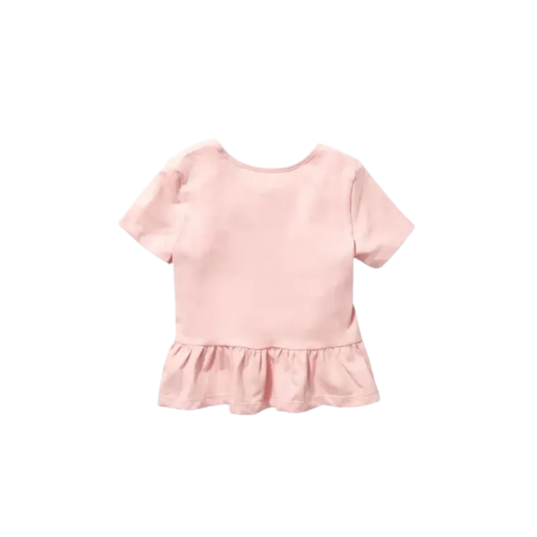 Wrangler Infant Girl's Pink & Horse Graphic Short Sleeve Top