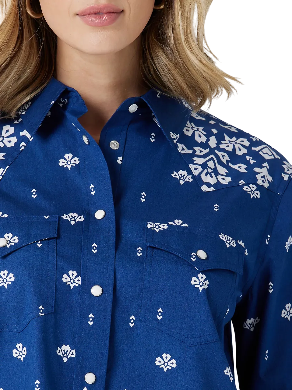 Wrangler Women's Retro Americana Bandana Snap Shirt