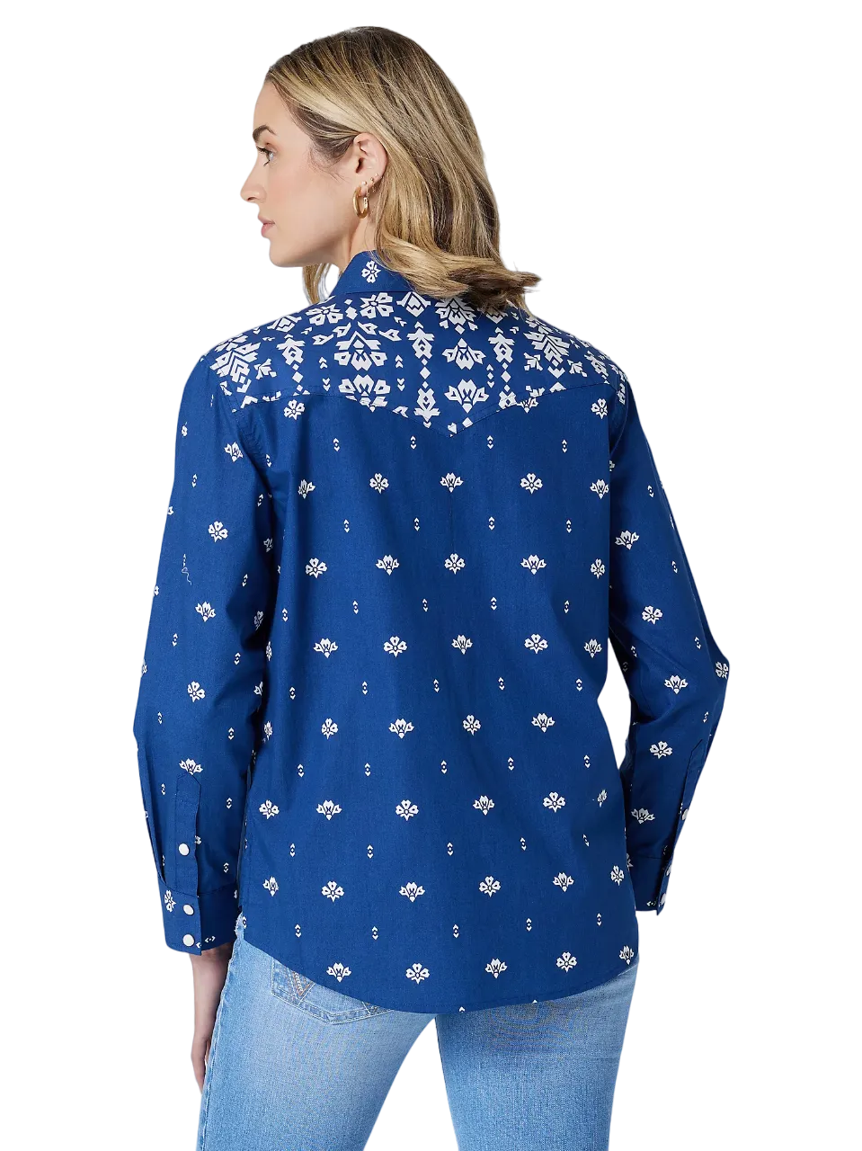 Wrangler Women's Retro Americana Bandana Snap Shirt