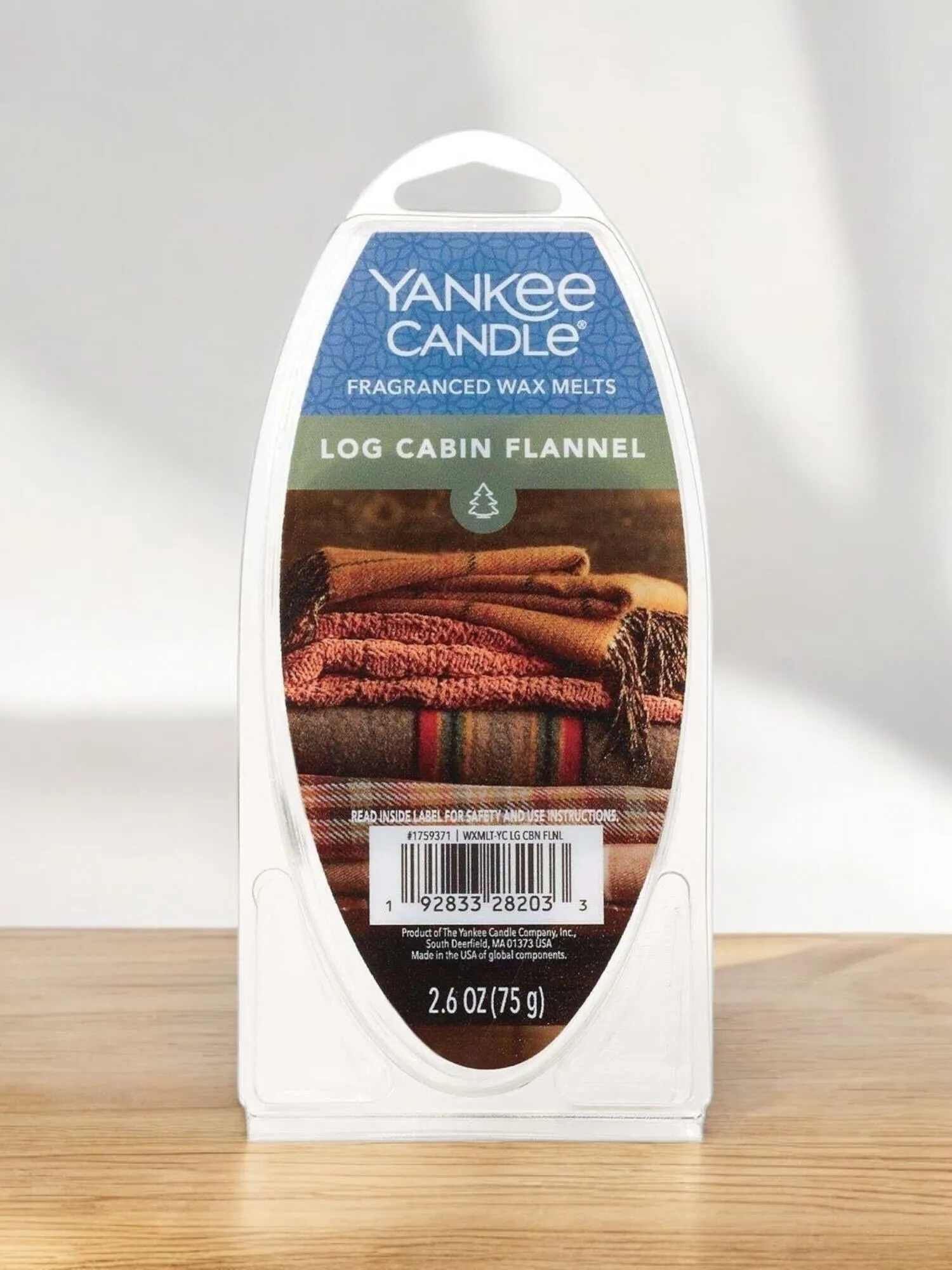 Yankee Candle Wax Melt - Log Cabin Flannel